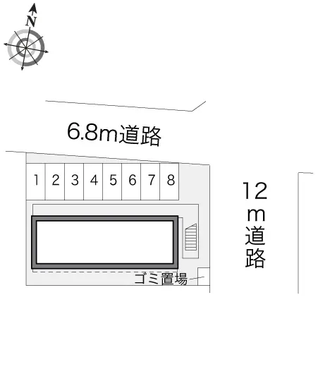 ★手数料０円★小牧市中央４丁目　月極駐車場（LP）